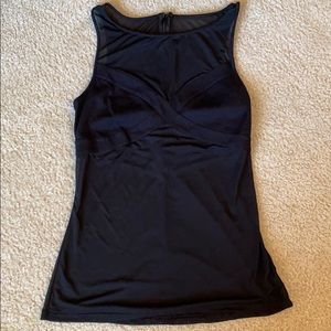 Express Black sheer top